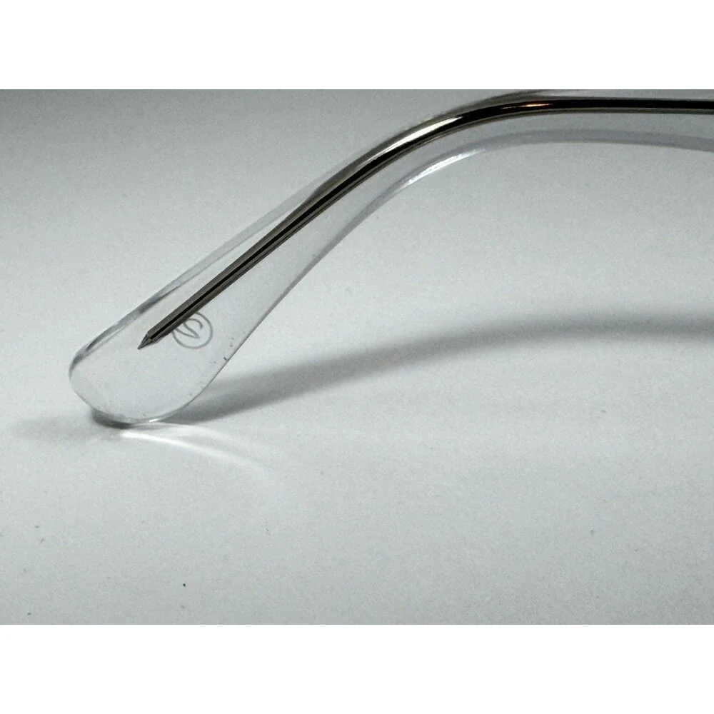 Valerie Spencer VS9457 Women's Cat Eye Sunglasses Clear Crystal Frame Grey Lens